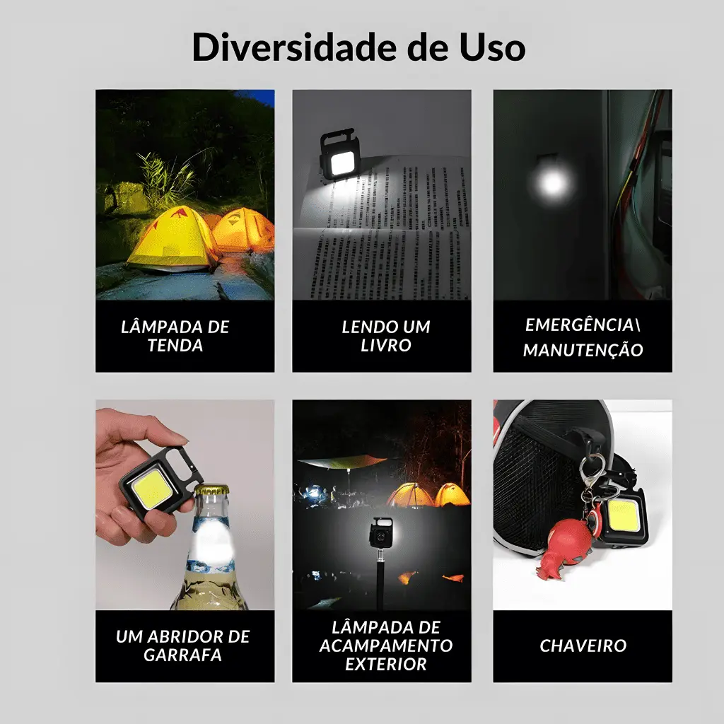 Mini-Lanterna-LED-Recarregável-diversidade-de-uso